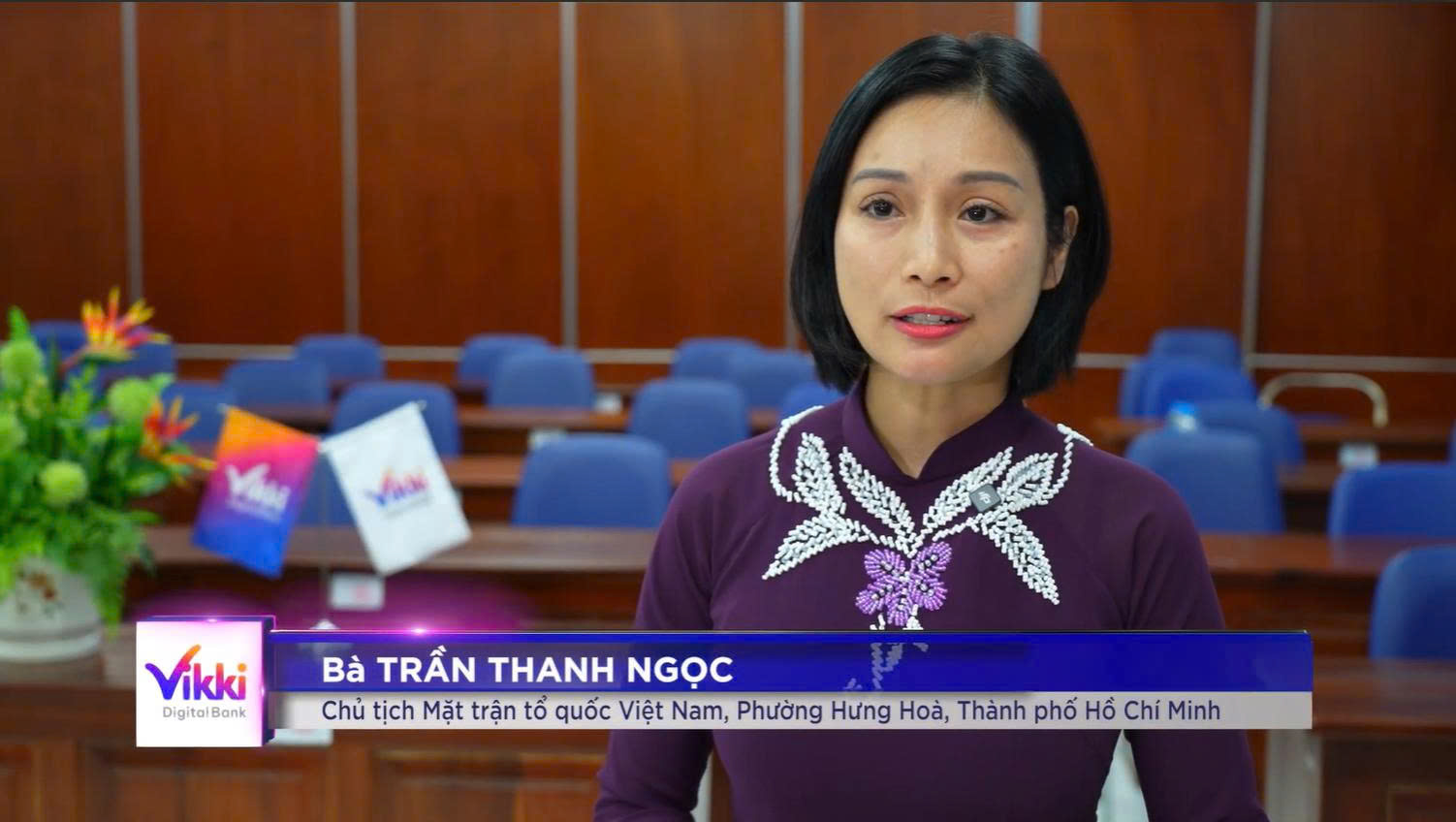 Bà Trần Thanh Ngọc - Chủ tịch Mặt trận tổ quốc Việt Nam