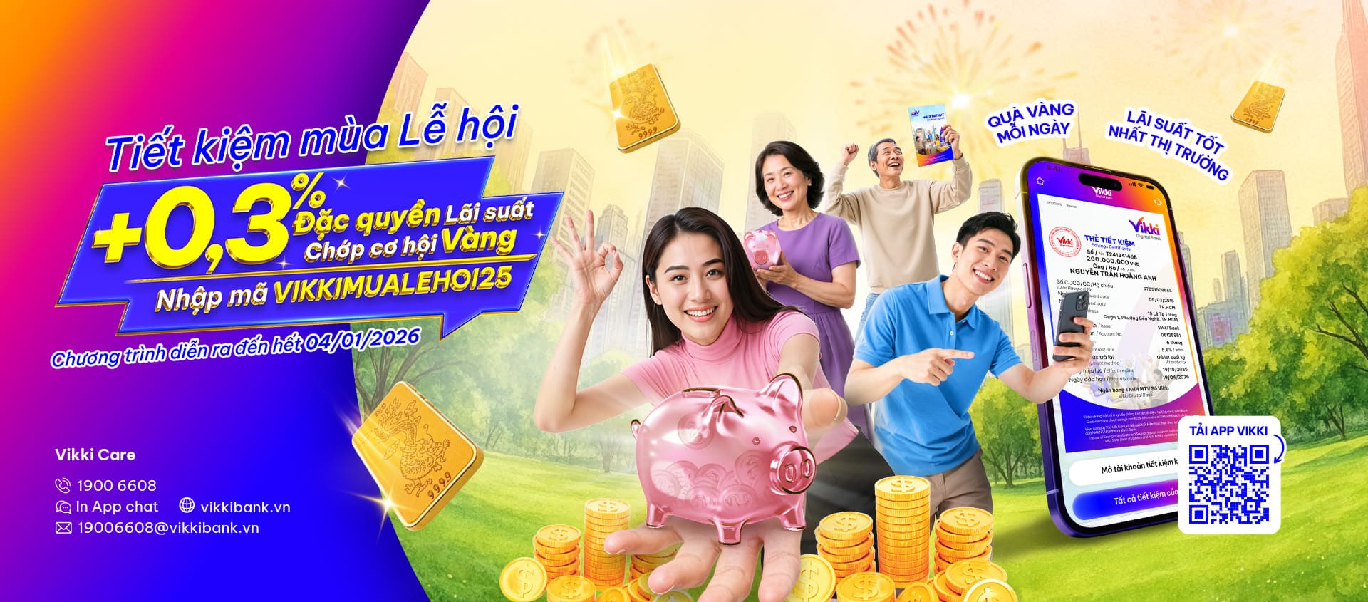 Tiết kiệm mùa lễ hội