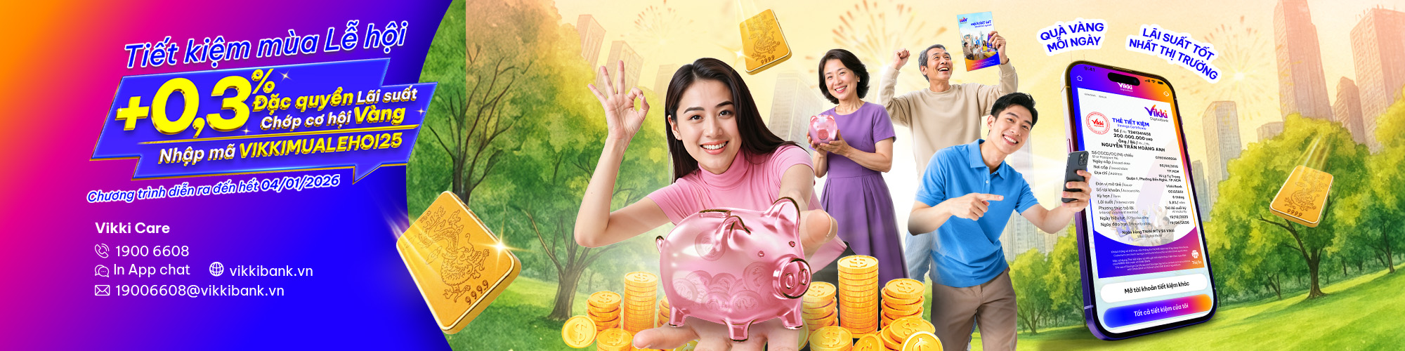 Tiết kiệm mùa lễ hội