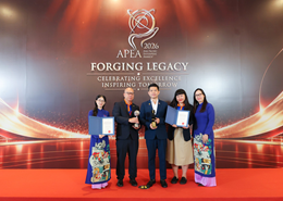 Vikki Digital Bank tỏa sáng tại APEA 2026 với cú đúp giải thưởng Doanh nghiệp xuất sắc châu Á và Thương hiệu truyền cảm hứng
